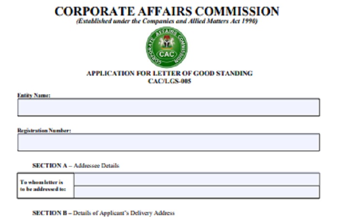 CAC Post Incorporation
